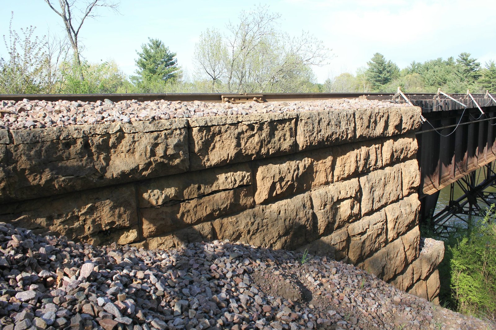 West abutment